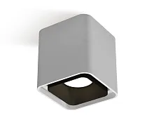 Светильник накладной Techno Spot XS XS7840002 Ambrella light серый 1 лампа, основание серое в стиле модерн хай-тек квадратный