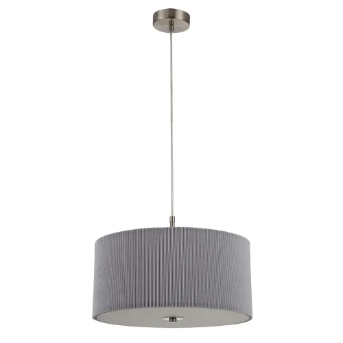 Светильник подвесной Mallorca A1021SP-3SS Arte Lamp серый на 3 лампы, основание матовое серебро в стиле современный 