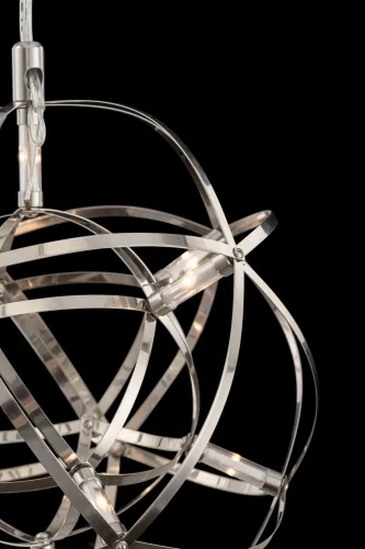 Светильник подвесной LED Amber FR5099PL-L6CH Freya хром 1 лампа, основание хром в стиле современный  фото 3