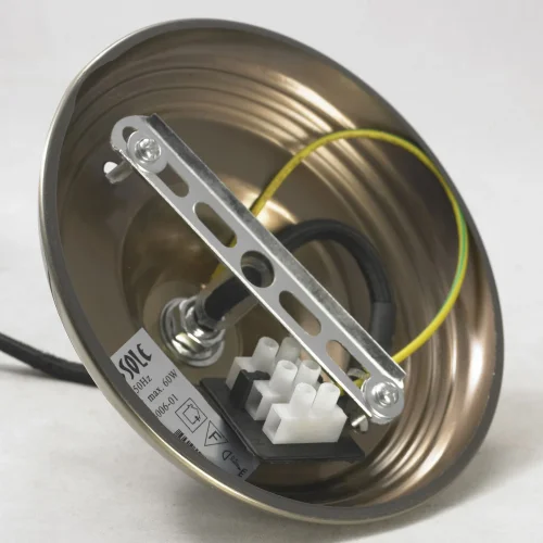 Светильник подвесной лофт Sona GRLSL-3006-01 Lussole бронзовый 1 лампа, основание бронзовое в стиле лофт  фото 5