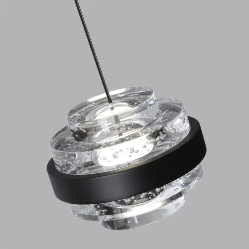 Светильник подвесной LED Klot 5031/6L Odeon Light прозрачный 1 лампа, основание чёрное в стиле современный встраиваемый фото 8