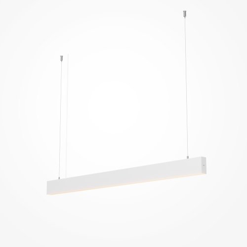 Светильник подвесной LED Basis P070PL-2.7-3-4K-W Maytoni белый на 1 лампу, основание белое в стиле современный хай-тек фото 4