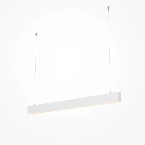 Светильник подвесной LED Basis P070PL-2.7-3-4K-W Maytoni белый на 1 лампу, основание белое в стиле современный хай-тек фото 4