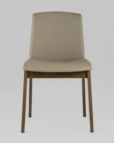 Cтул обеденный ЛОКИ, эко-кожа бежевая УТ000004671 Stool Group, бежевый/экокожа, ножки/дерево/коричневый бежевый, размеры - *845***485*520 фото 2 Cтул обеденный ЛОКИ, эко-кожа бежевая УТ000004671 Stool Group, бежевый/экокожа, ножки/дерево/коричневый бежевый, размеры - *845***485*520 фото 2