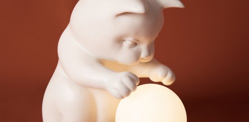 Настольная лампа ЛЕД Вискер / Whisker FR5607TL-01W Freya белая на 1 лампу, основание чёрное белое металл в стиле современный животные фото 15