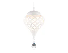 Светильник подвесной TR8441 Ambrella light белый 1 лампа, основание белое в стиле восточный кантри прованс 