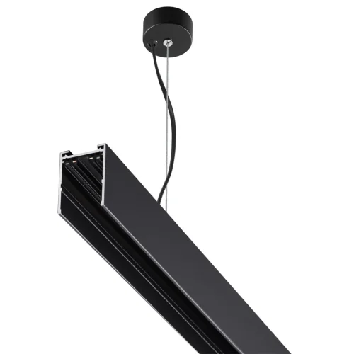 Подвесной комплект с 2-х метровыми тросами и монтажной чашей Vector 135316 Novotech чёрный в стиле хай-тек современный для светильников серии Vector vector 220в фото 2