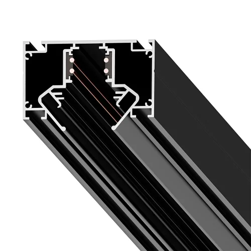 Шинопровод магнитный для натяжного потолка 2м Linea-Accessories A473206 Arte Lamp чёрный в стиле  для светильников серии Linea-Accessories linea магнитная натяжной потолок встраиваемый шинопровод