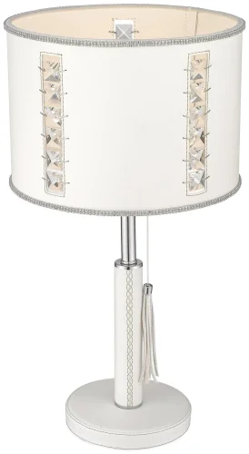 Настольная лампа Adelmaro WE393.01.004 Wertmark белая 1 лампа, основание белое металл в стиле современный 
