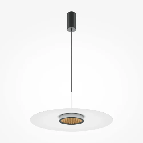 Светильник подвесной LED El MOD041PL-L15W3K1 Maytoni белый на 1 лампу, основание чёрное в стиле минимализм современный фото 2