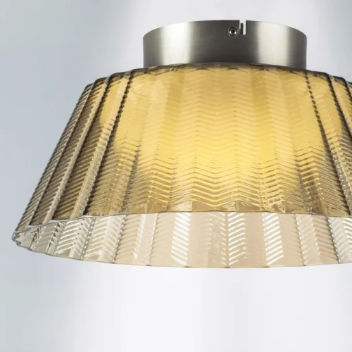 Светильник потолочный LED Napoli 794013 Lightstar янтарный на 1 лампу, основание коричневое в стиле классический современный фото 3