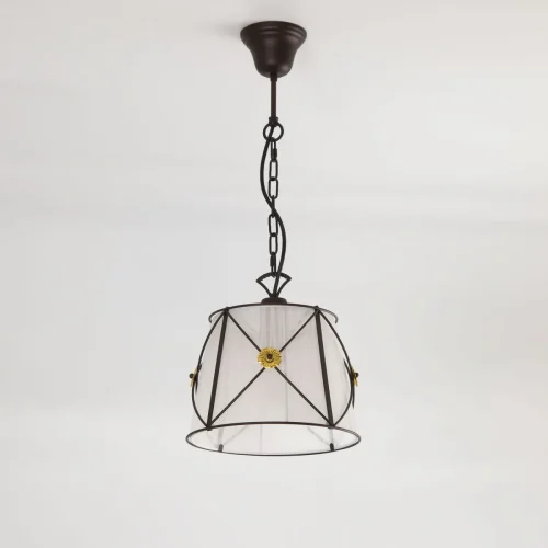 Светильник подвесной Дрезден CL409212 Citilux белый 1 лампа, основание коричневое в стиле классический кантри  фото 6
