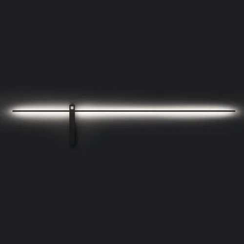 Бра с выключателем LED Impulse Led L 8117-NW Nowodvorski чёрный на 1 лампу, основание чёрное в стиле современный трубочки отражённый свет фото 3