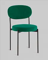 Стул Бриф DD велюр зелёный УТ000041427 Stool Group, зелёный/велюр, ножки/металл/чёрный, размеры - *****