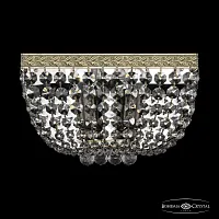 Бра 19282B/25IV Pa Bohemia Ivele Crystal прозрачный 2 лампы, основание бронзовое патина в стиле классический sp
