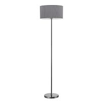 Торшер Mallorca A1021PN-1SS Arte Lamp  серый 1 лампа, основание матовое серебро в стиле модерн
