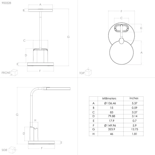 Настольная лампа офисная LED Brolini 900528 Eglo чёрная на 1 лампу, основание чёрное полимер в стиле современный фото 7 Настольная лампа офисная LED Brolini 900528 Eglo чёрная на 1 лампу, основание чёрное полимер в стиле современный фото 7