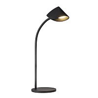 Настольная лампа LED Capuccina 7587 Mantra чёрная 1 лампа, основание чёрное металл в стиле хай-тек современный 