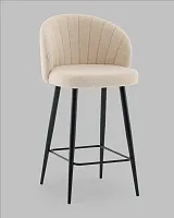 Стул полубарный Ханнингем букле бежевый УТ000041701 Stool Group, /, ножки//, размеры - *****