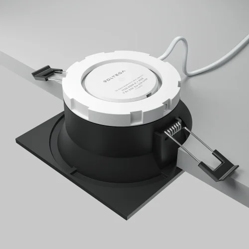 Светильник точечный Share DL126-GX53-SQ-B Maytoni чёрный на 1 лампу, основание чёрное в стиле современный квадратный фото 4