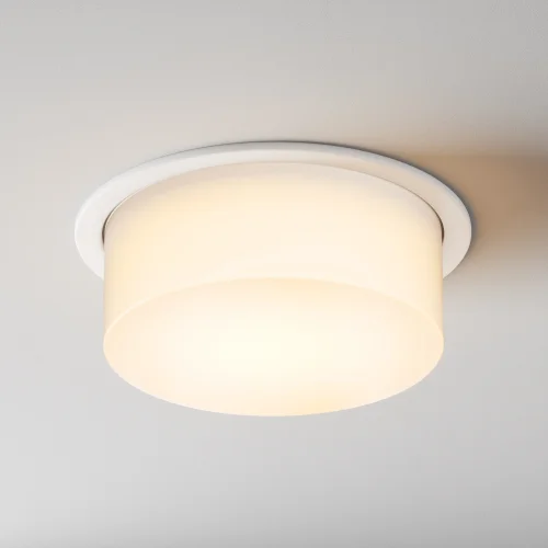 Светильник точечный LED Nude DL065-12W3K-W Maytoni белый на 1 лампу, основание белое в стиле современный хай-тек круглый фото 5