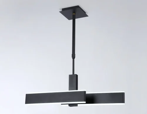 Светильник подвесной LED FA6667 Ambrella light чёрный 1 лампа, основание чёрное в стиле современный хай-тек  фото 3