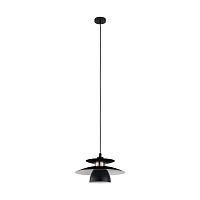 Светильник подвесной Brenda 98735 Eglo чёрный 1 лампа, основание чёрное в стиле скандинавский современный 