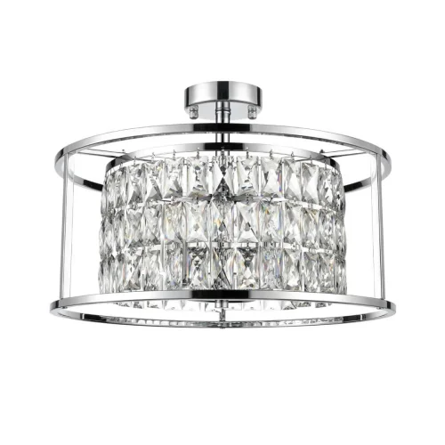Люстра потолочная Дебра (Debra) VL3283P06 Vele Luce прозрачная на 6 ламп, основание хром в стиле классический фото 2 Люстра потолочная Дебра (Debra) VL3283P06 Vele Luce прозрачная на 6 ламп, основание хром в стиле классический фото 2