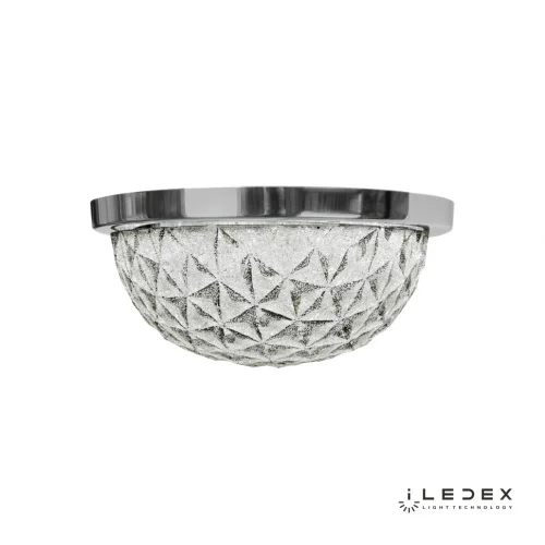 Светильник потолочный LED Bliss FOKD-68-351 CR iLedex прозрачный 1 лампа, основание хром в стиле современный хай-тек  фото 4
