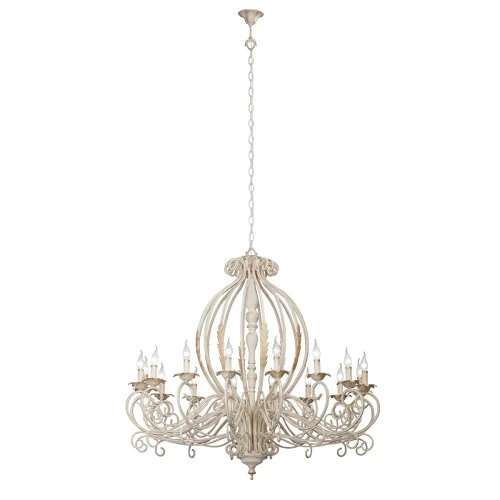 Люстра подвесная V1023/16 Vitaluce без плафона на 16 ламп, основание бежевое в стиле классический  Люстра подвесная V1023/16 Vitaluce без плафона на 16 ламп, основание бежевое в стиле классический