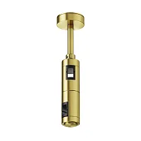 Крепление потолочное двойное Short 78мм Flarity TRA156C-D1-BS Maytoni латунь в стиле современный хай-тек для светильников серии Magnetic trаck system Flarity flarity магнитная