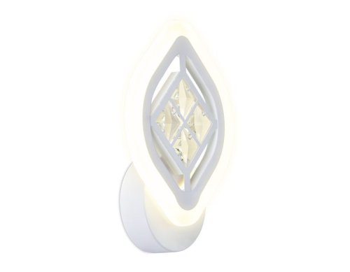 Бра LED Ice FA277 Ambrella light белый на 1 лампа, основание белое в стиле модерн хай-тек квадраты