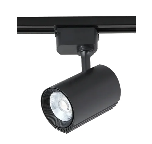 Трековый светильник LED CLT 0.31 007 20W BL Crystal Lux чёрный для шинопроводов серии Clt 0.11