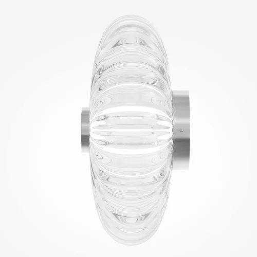 Бра LED Amulet MOD555WL-L8CH4K Maytoni прозрачный на 1 лампу, основание хром в стиле современный арт-деко фото 4