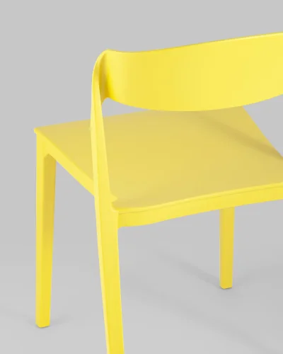Стул Moris пластик желтый УТ000005555 Stool Group, жёлтый/пластик, ножки/пластик/жёлтый, размеры - ***** фото 7