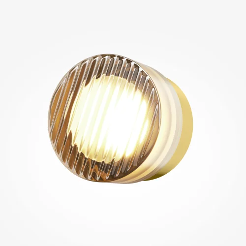 Бра LED MOD493WL-L6BSK1 Olo Maytoni янтарный на 1 лампу, основание латунь в стиле современный минимализм фото 3