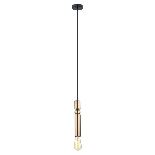 Светильник подвесной лофт LSP-8144 Lussole без плафона 1 лампа, основание бронзовое в стиле лофт трубочки