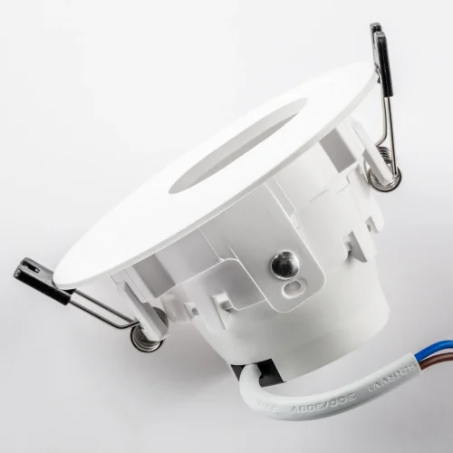 Светильник точечный Anello 012216 Lightstar белый на 1 лампу, основание белое в стиле современный круглый фото 5