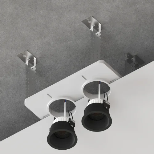 Закладная для монтажа светильников DUCRE в натяжной потолок, 230х130мм Ducre A809002 Arte Lamp белый на 1 , основание белое в стиле современный прямоугольный для пвх потолка фото 2