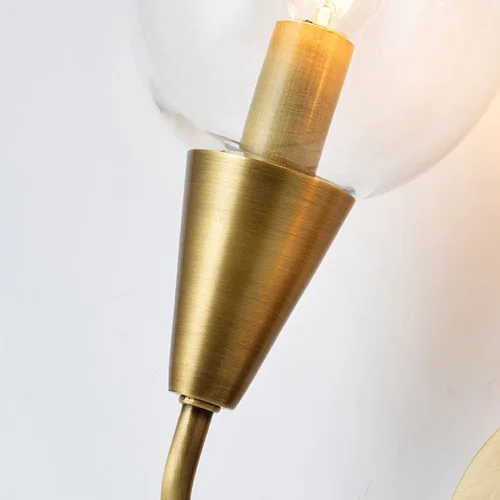 Бра Logmont-2 Wall lamp 102200-26 ImperiumLoft синий на 2 лампы, основание латунь в стиле современный фото 12 Бра Logmont-2 Wall lamp 102200-26 ImperiumLoft синий на 2 лампы, основание латунь в стиле современный фото 12