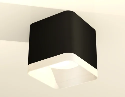 Светильник накладной Techno Spot XS XS7806040 Ambrella light чёрный 1 лампа, основание чёрное в стиле модерн хай-тек квадратный фото 2