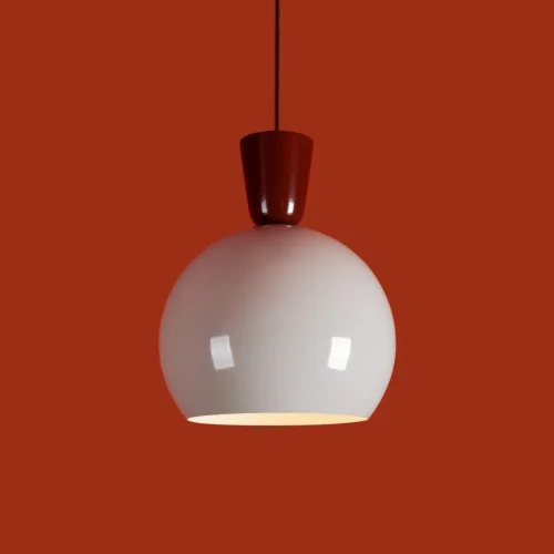 Светильник подвесной Still FR5598PL-01CR1 Freya бежевый белый на 1 лампу, основание чёрное в стиле современный лофт фото 7