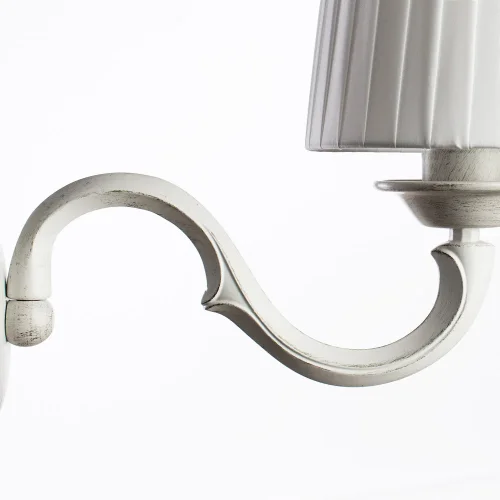 Бра  ALBA A9395AP-1WG Arte Lamp белый на 1 лампа, основание белое в стиле прованс классика  фото 3
