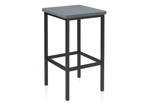 Барный стул Лофт темно-серый / черный матовый 432939 Woodville, серый/, ножки/металл/чёрный, размеры - ****340*340