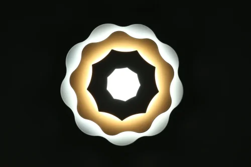 Бра LED Varedo OML-07901-26 Omnilux белый на 1 лампу, основание белое в стиле хай-тек фото 3