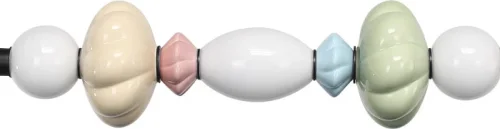 Светильник подвесной LED Florentini SL6134.443.01 ST-Luce зелёный разноцветный на 1 лампу, основание чёрное в стиле современный линейный фото 2
