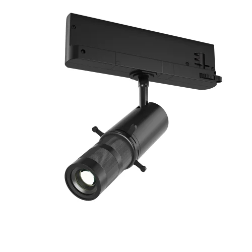 Трековый светильник LED Three phase track system Trinity TR108-3-10W4K-B Maytoni чёрный для шинопроводов серии Three phase track system Trinity чёрный
