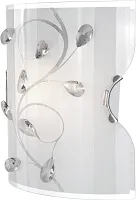 Светильник настенно-потолочный BURGUNDY 40404W Globo белый 1 лампа, основание матовое никель в стиле современный 
