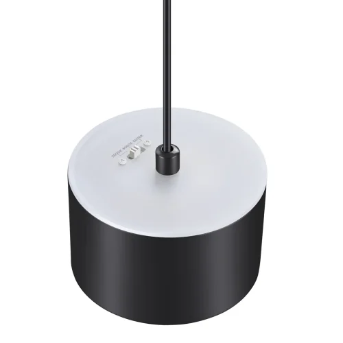 Светильник подвесной LED с переключателем цветовой температуры Giro 358965 Novotech чёрный 1 лампа, основание чёрное в стиле современный хай-тек встраиваемый фото 3