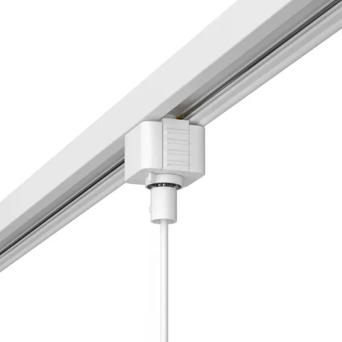 Коннектор питания (адаптер) с зажимом для провода A240033 Arte Lamp белый в стиле  для светильников серии Track Accessories однофазный фото 3